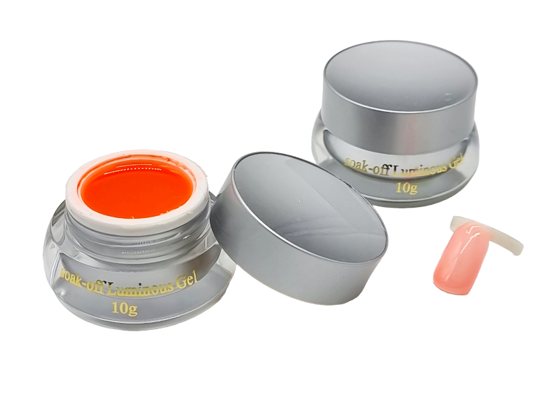 Gel de Constructie,Soak-off Luminous-orange fosforescent - imagine 2