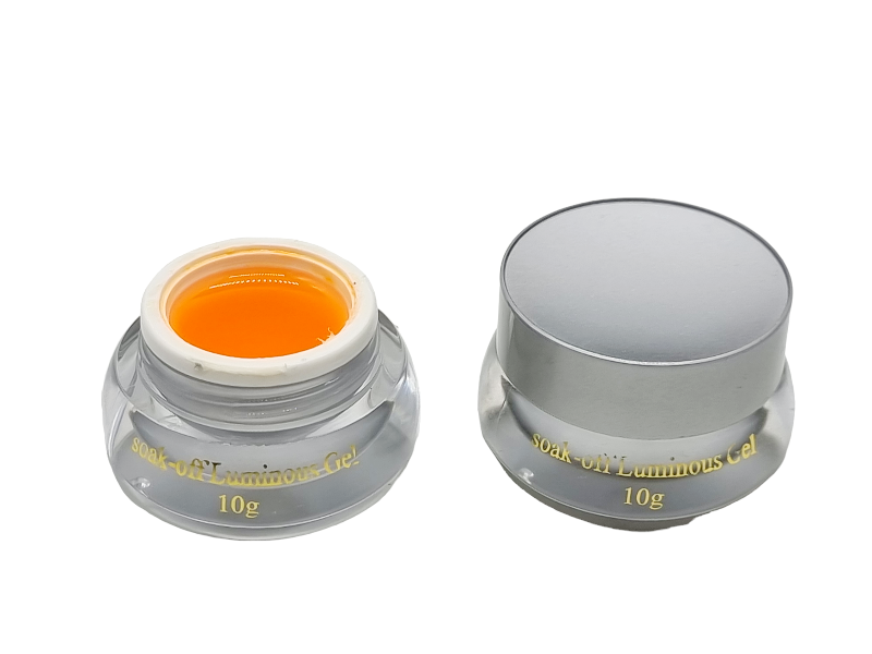 Gel de Constructie,Soak-off Luminous-yellow fosforescent - imagine 3