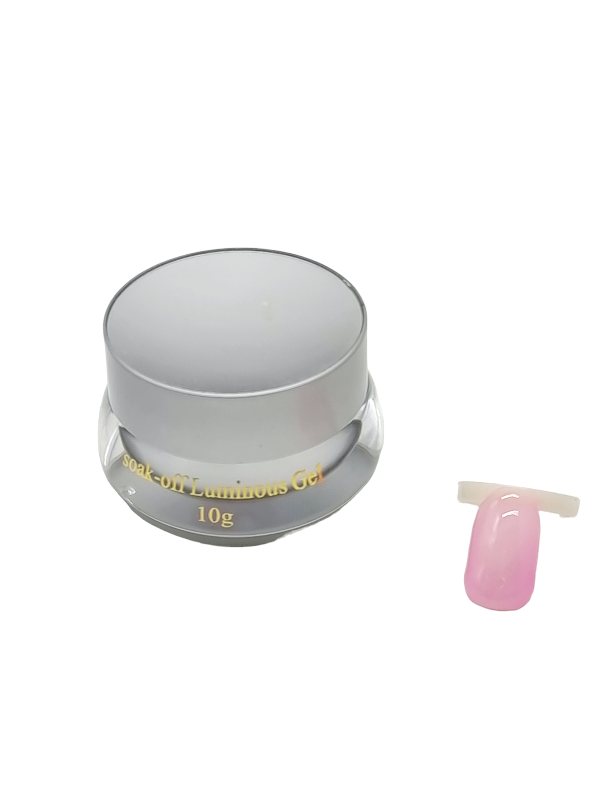 Gel de Constructie,Soak-off Luminous-pink fosforescent - imagine 5