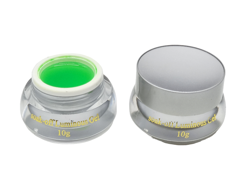 Gel de Constructie,Soak-off Luminous-light green fosforescent - imagine 4