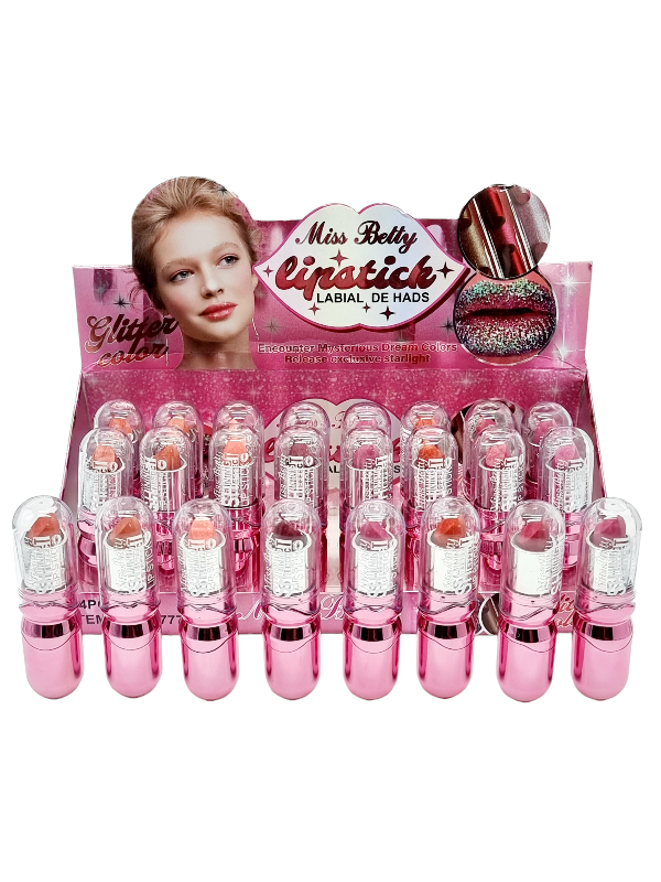 Ruj Solid,Pink Shine,MISS BETTY-sidef-COD 7777
