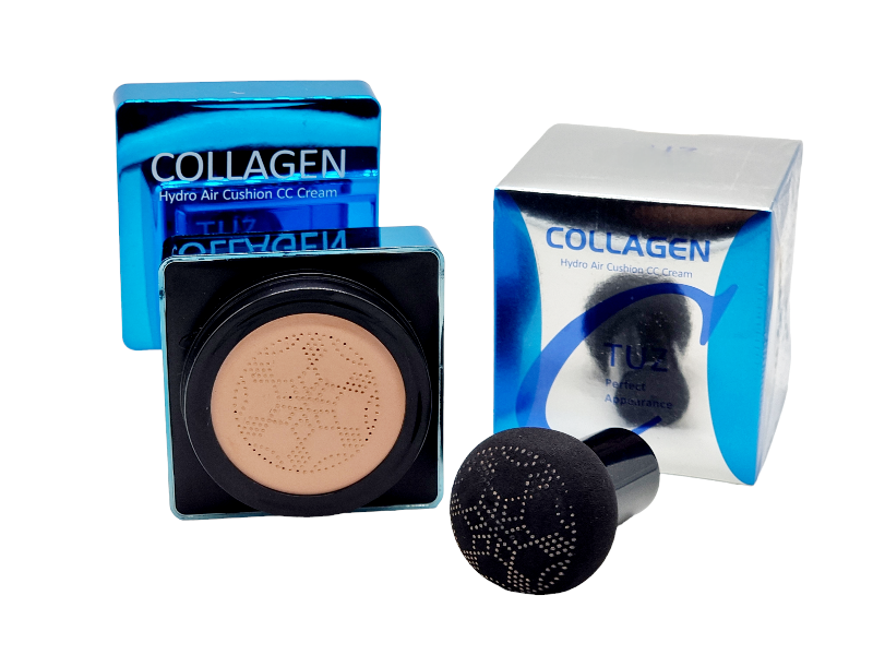 Fond de Ten,CC Cremă Corectoare,COLLAGEN-cu buretel - imagine 4