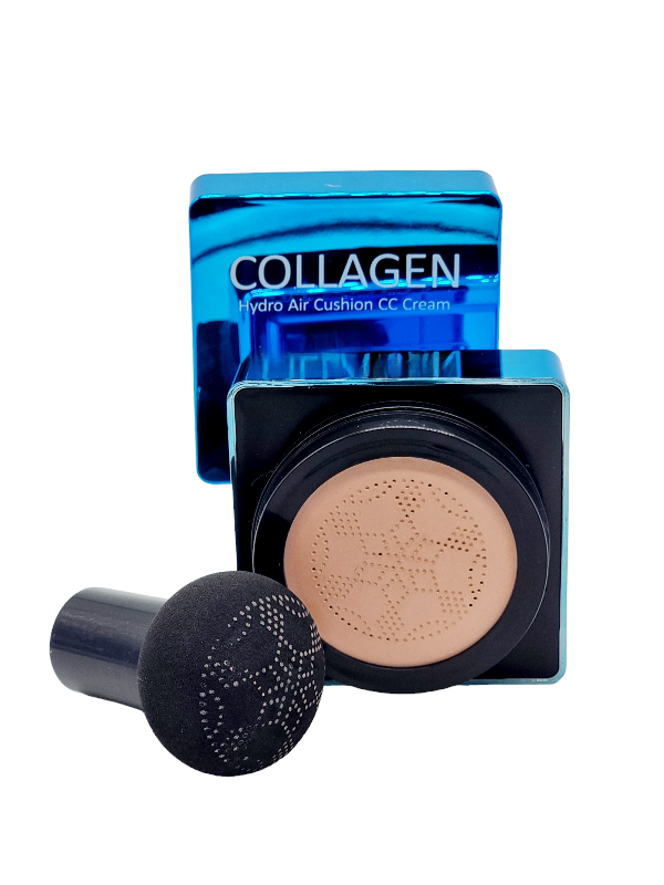 Fond de Ten,CC Cremă Corectoare,COLLAGEN-cu buretel - imagine 3