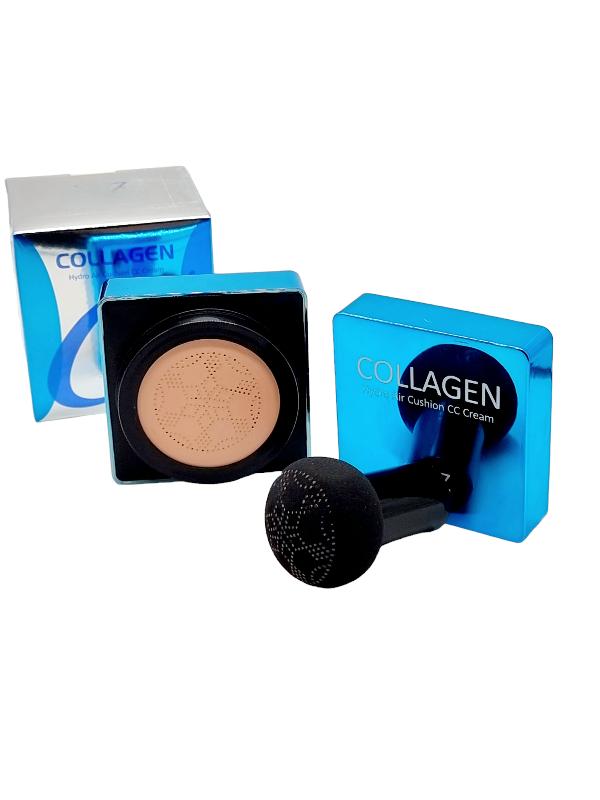 Fond de Ten,CC Cremă Corectoare,COLLAGEN-cu buretel - imagine 2