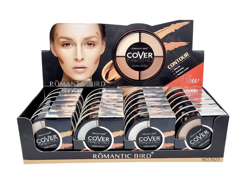 Corector, Anticearcan, Concealer,ROMANTIC BIRD-4 nuante - imagine 6