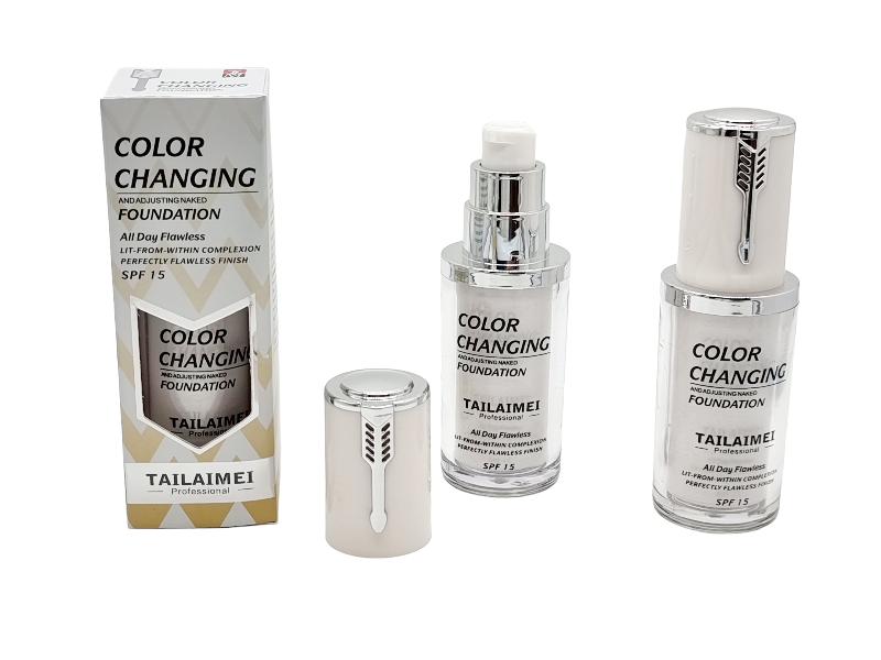 Fond de Ten,Waterproof Color Changing,TLM -SPF 15 White