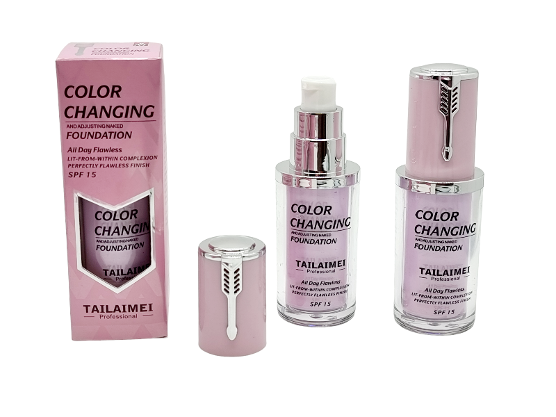 Fond de Ten,Waterproof Color Changing,TLM -SPF 15 Pink