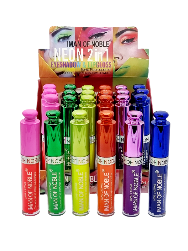 Ruj Lichid & Fard Lichid 2in1,Polvo Fluorescente,I MAN OF NOBLE