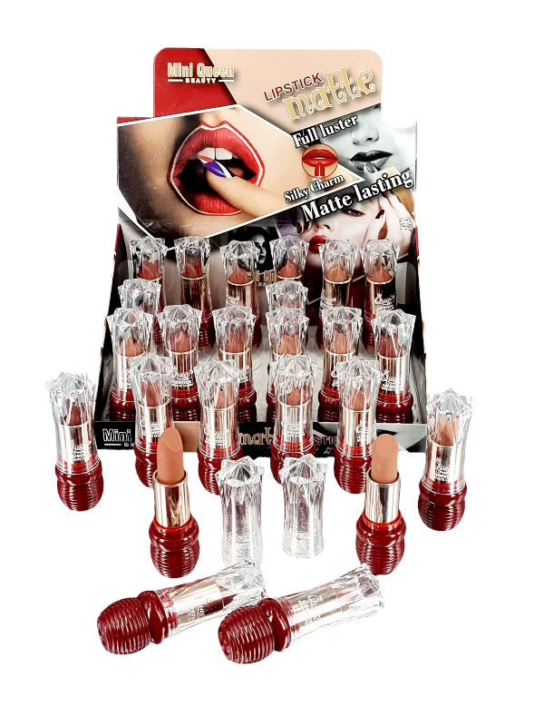 Ruj Solid,Silky Charm,MINI QUEEN BEAUTY-COD MR 6004 - imagine 4