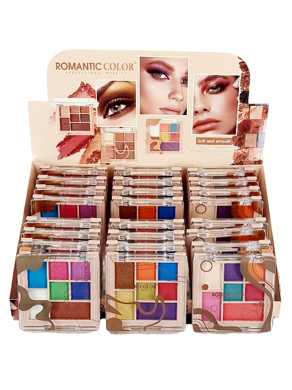 Trusa Fard,,Soft&Smooth,ROMANTIC COLOR-7 culori