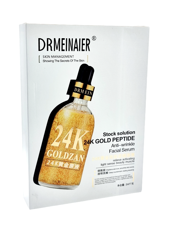 Ser Facial Concentrat Revitalizant 24k Gold-7 fiole COD QB-T2660 - imagine 2