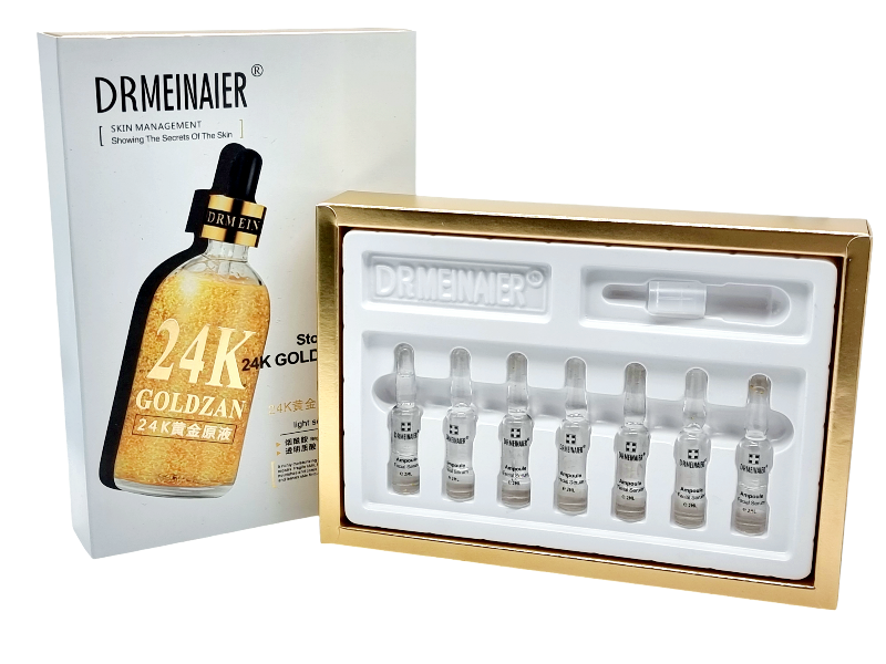 Ser Facial Concentrat Revitalizant 24k Gold-7 fiole COD QB-T2660 - imagine 3