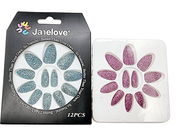 Unghii False,JANELOVE, sand glitter - imagine 6