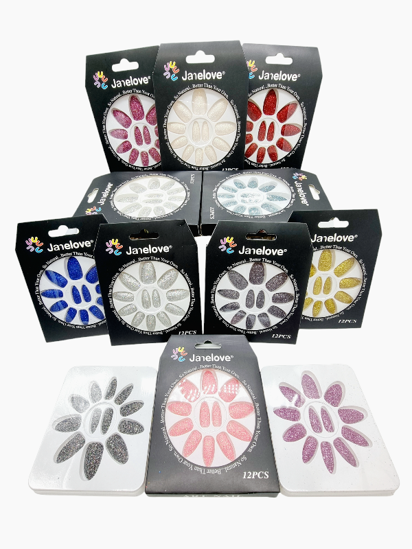 Unghii False,JANELOVE, sand glitter
