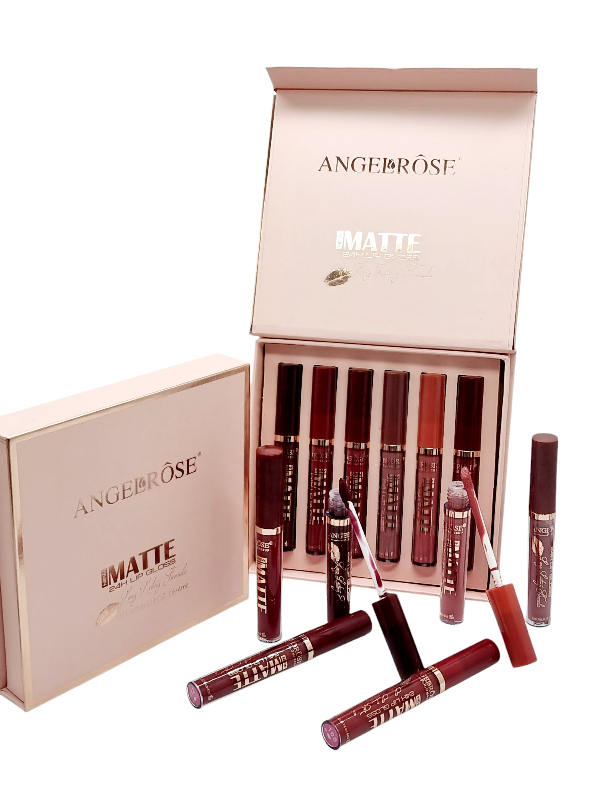 Rujuri Lichide,Matte, Long Lasting Formula,ANGEL ROSE-COD 2869B - imagine 4