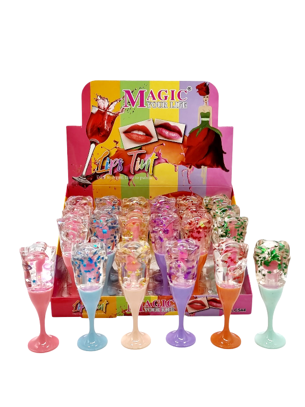 Luciu de Buze cu Sclipici,MAGIC-champagne rose,COD LC-544