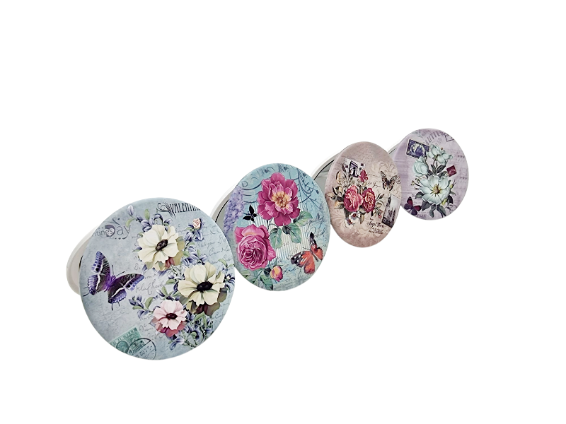 Oglinda Make-up-flowers circle - imagine 2