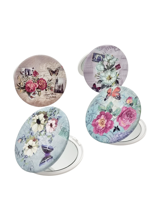 Oglinda Make-up-flowers circle - imagine 8