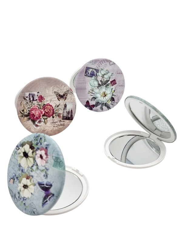 Oglinda Make-up-flowers circle