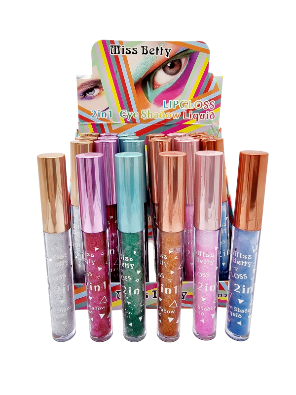 Luciu de Buze cu Sclipici si Eyeshadow 2in1,MISS BETTY-COD 2009