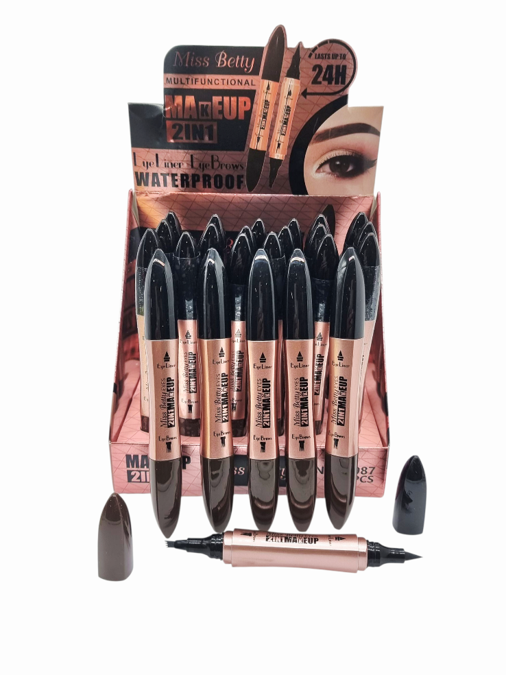 Eyeliner & Creion Microblading Sprancene 2 in 1,MISS BETTY-COD E3987 - imagine 4