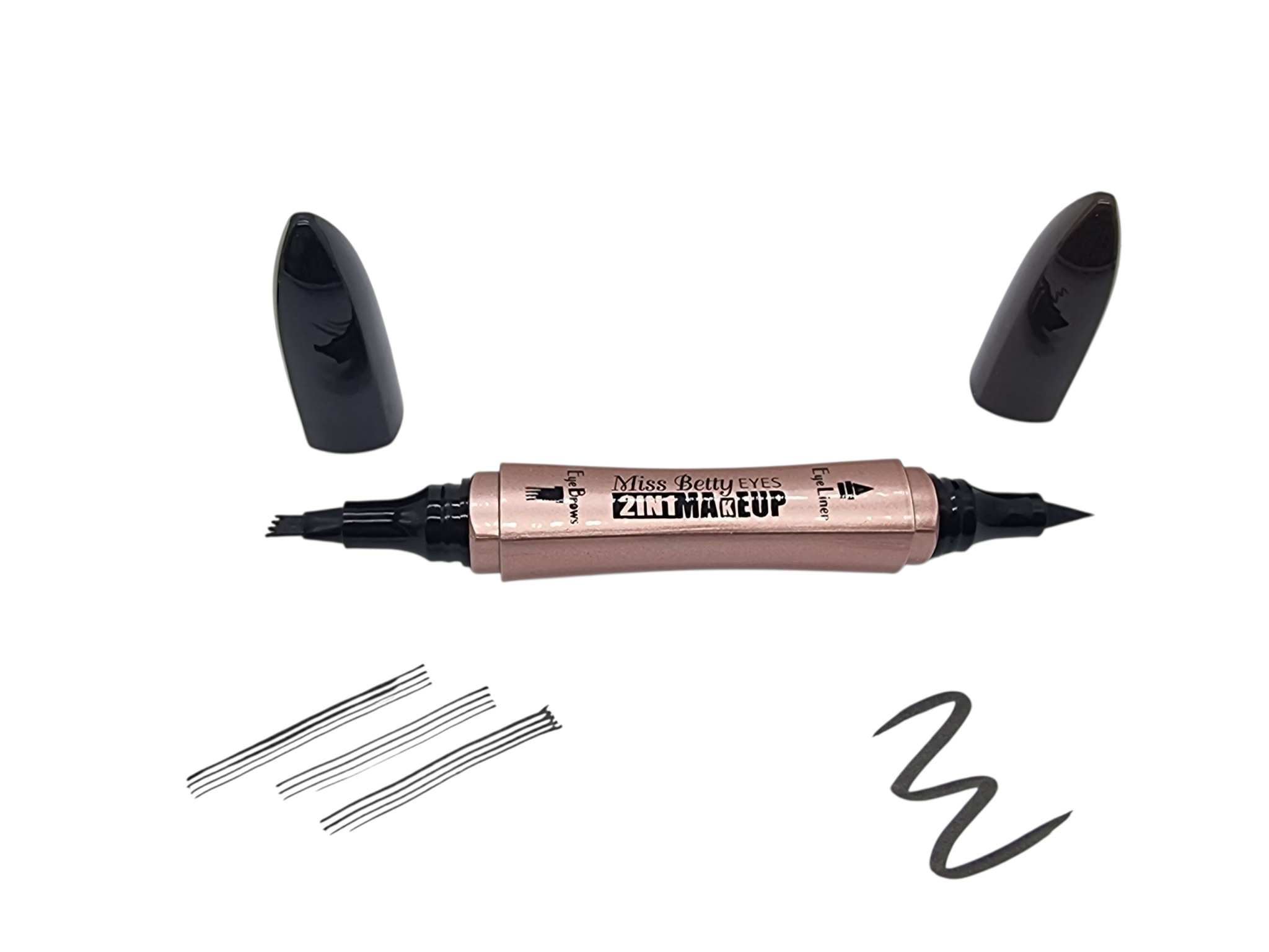 Eyeliner & Creion Microblading Sprancene 2 in 1,MISS BETTY-COD E3987 - imagine 8