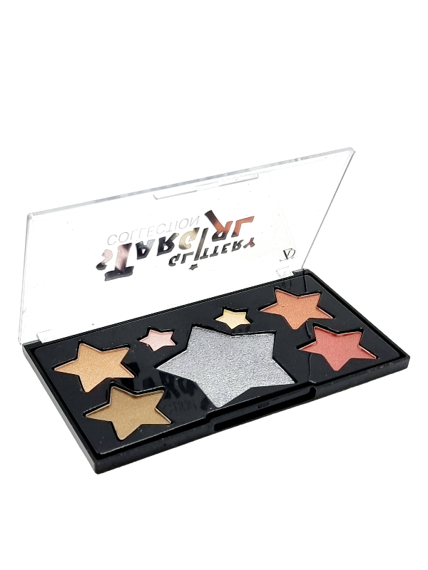 Trusa Fard Glitter,Gold, STAR GIRL-7 culori