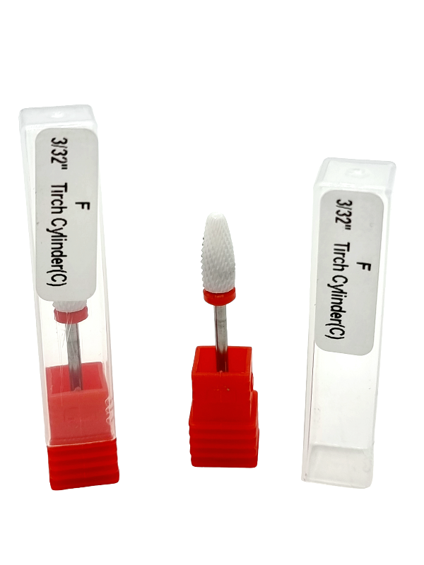 Capat de Freza,Ceramic,Conic,3/32''F-rosu