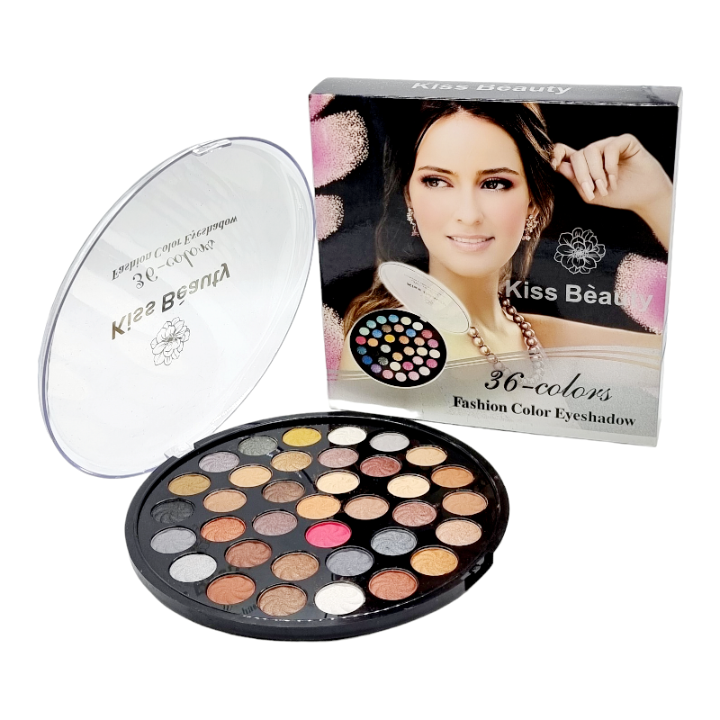 Paleta Farduri de Pleoape,Circle,KISS BEAUTY-36 culori