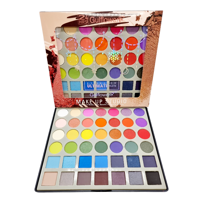 Paleta Farduri de Pleoape Multifunctionala,Ultimate Palette,GULFLOWER-42 culori - imagine 3