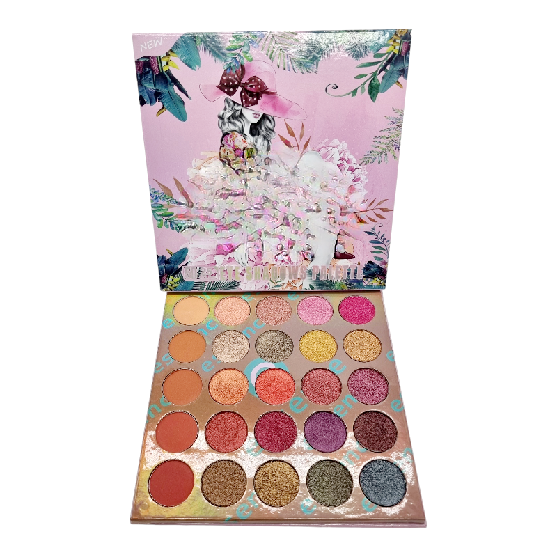 Paleta Farduri de Pleoape,Flowers 5D,ESS-25 culori - imagine 3