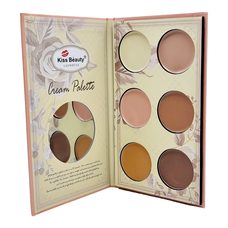 Paleta Corectoare,KISS BEAUTY -Highlight-6 nuante