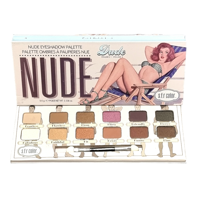 Paleta Farduri de Pleoape,Nude,DUDE-12 culori - imagine 4