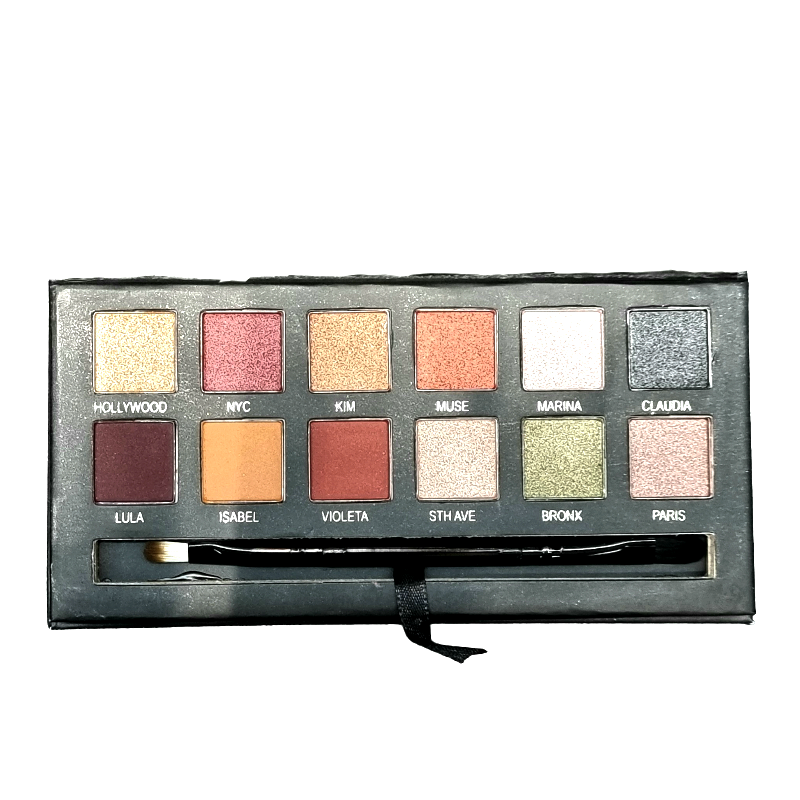 Paleta Farduri de Pleoape,Black,ANIA-12 culori - imagine 3