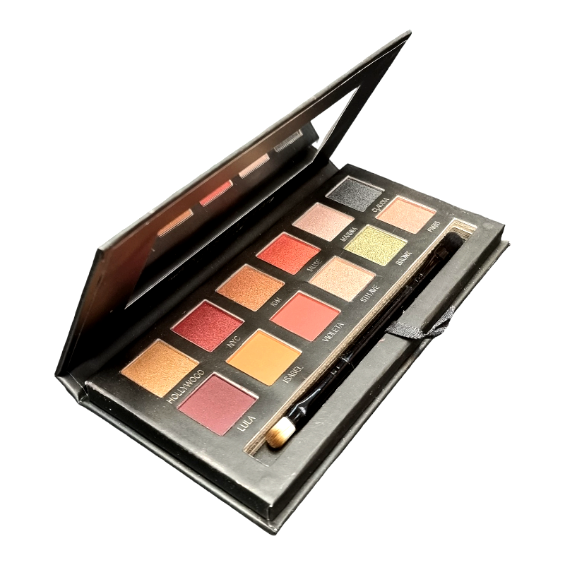 Paleta Farduri de Pleoape,Black,ANIA-12 culori