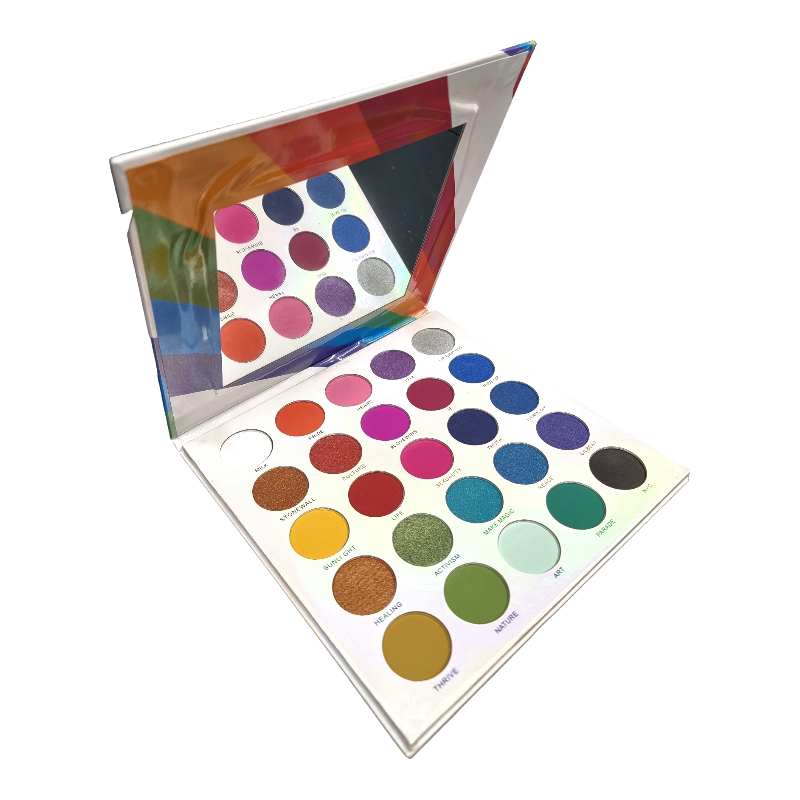 Paleta Farduri de Pleoape,Live in Color,KISS BEAUTY-25 culori