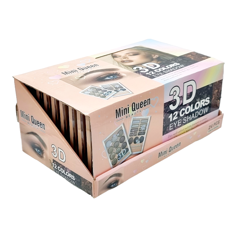 Trusa Fard,3D,MINI QUEEN-11 culori - imagine 6