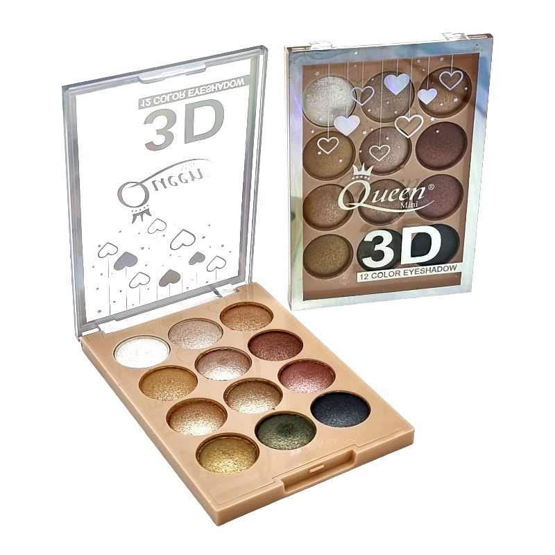 Trusa Fard,3D,MINI QUEEN-11 culori - imagine 11
