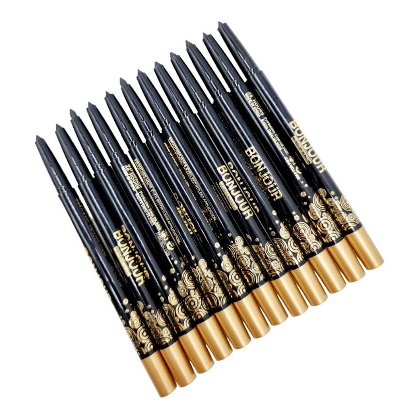 Creion de Ochi Retractabil,BONJOUR- negru
