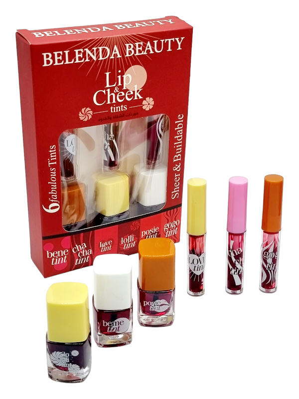 Set Lip&Cheek Tints,BELENDA BEAUTY