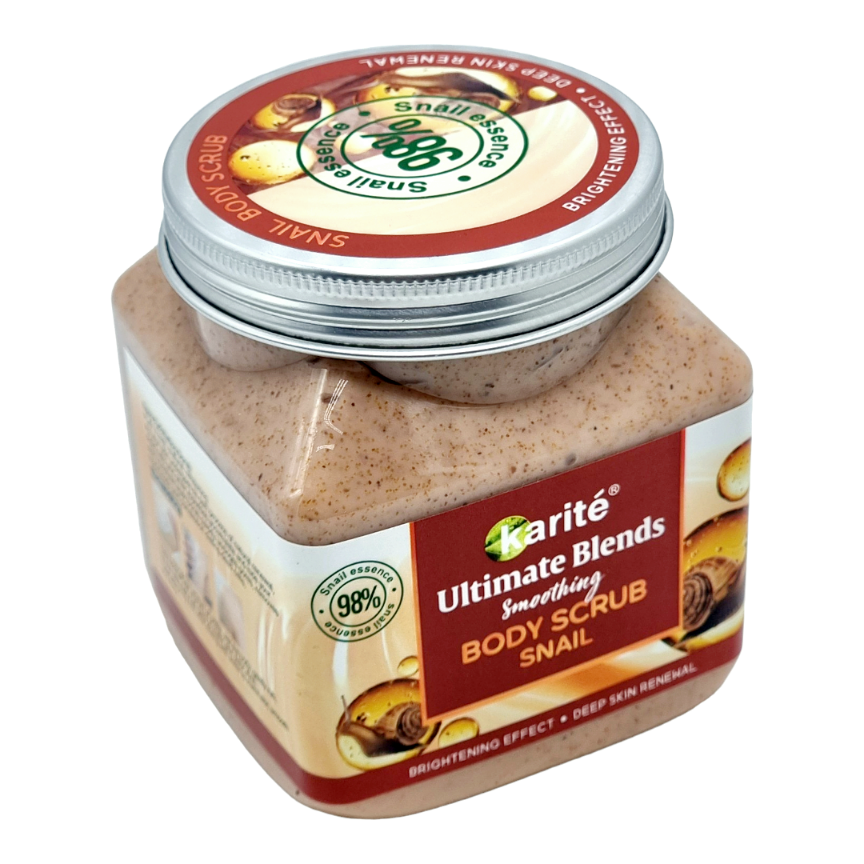 Scrub de Corp Snail,Ultimate Blends Smoothing,KARITE-98% natural