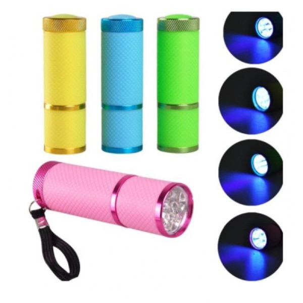 Mini Lampa UV, Tip Lanterna- 4 culori