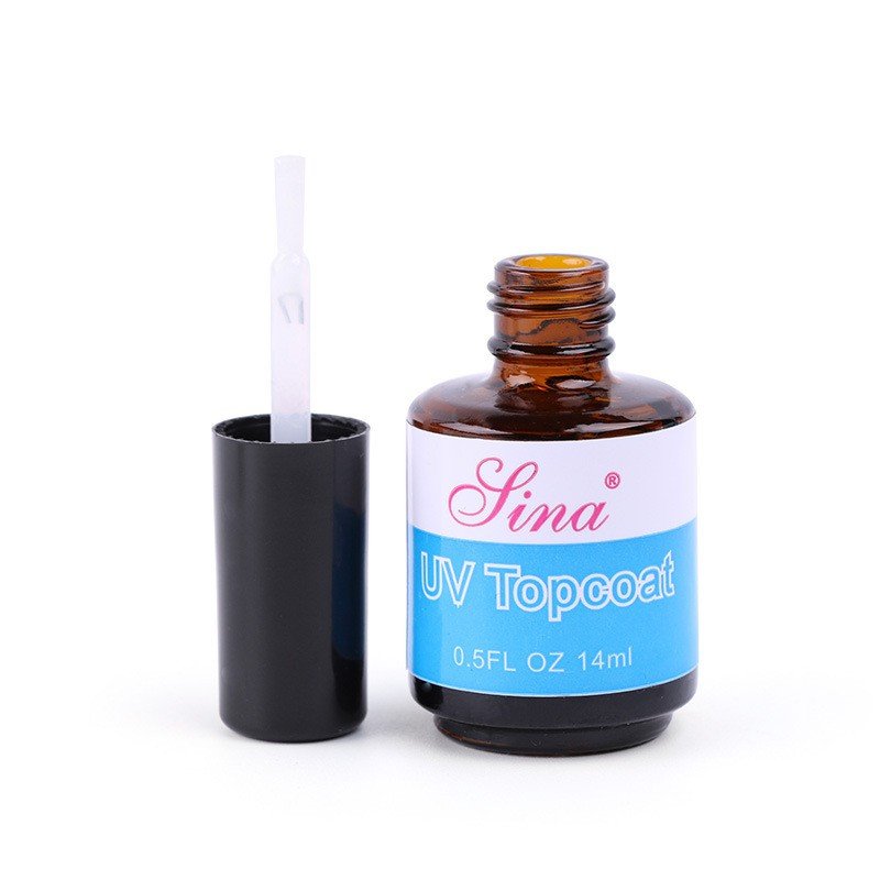 Top Coat Unghii UV ,SINA – gel finish - imagine 2