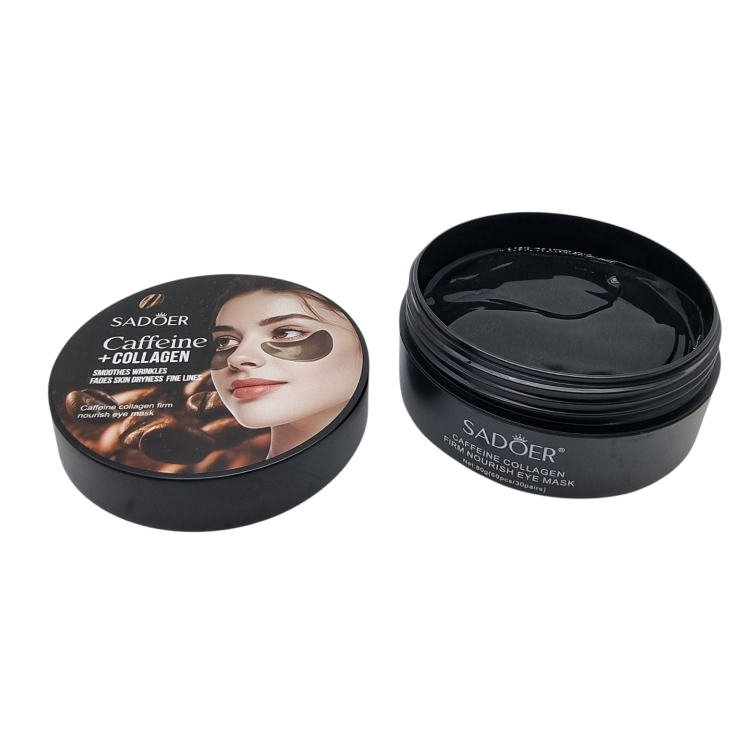 Plasturi Hidrogel pentru Ochi cu Cafeina si Colagen